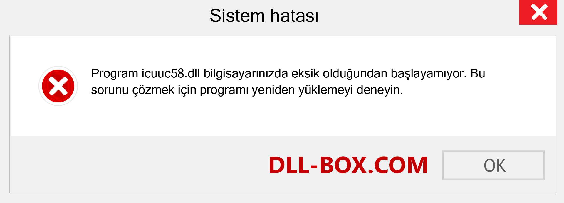 icuuc58.dll dosyası eksik mi? Windows 7, 8, 10 için İndirin - Windows'ta icuuc58 dll Eksik Hatasını Düzeltin, fotoğraflar, resimler